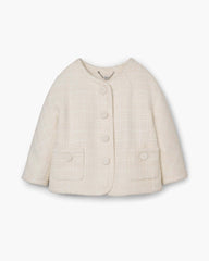 Tweed Backwards Lady Jacket - Ivory