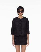 Tweed Backwards Lady Jacket - Black