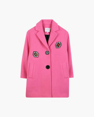 The Charm Collector Coat - Pink