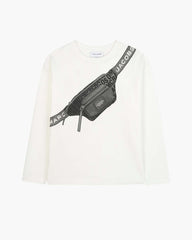 The Trompe Loeil Tee - White