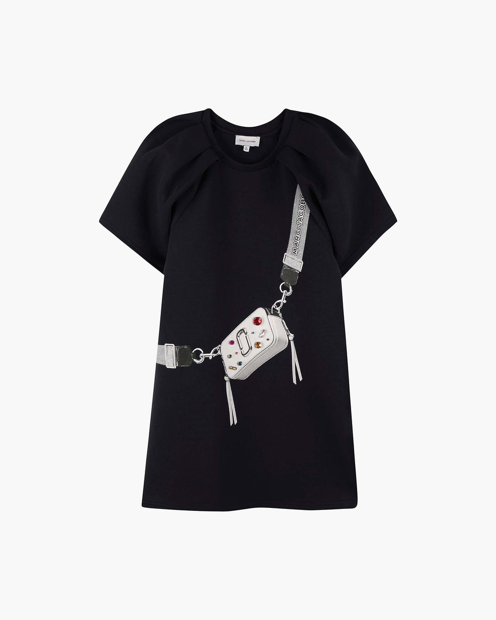 The Trompe Loeil Snapshot Dress - Navy