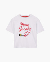 The Logo Lipstick Tee - White
