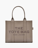 The Leather Large Tote Bag - Cement