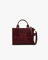 The Leather Small Tote Bag - Cherry