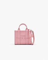 The Leather Crossbody Tote Bag - Ribbon Pink