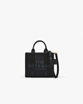 The Leather Crossbody Tote Bag - Black