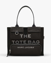 The Cargo Canvas Large Tote Bag - Black