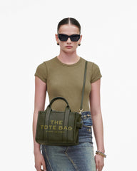 The Leather Small Tote Bag - Forest
