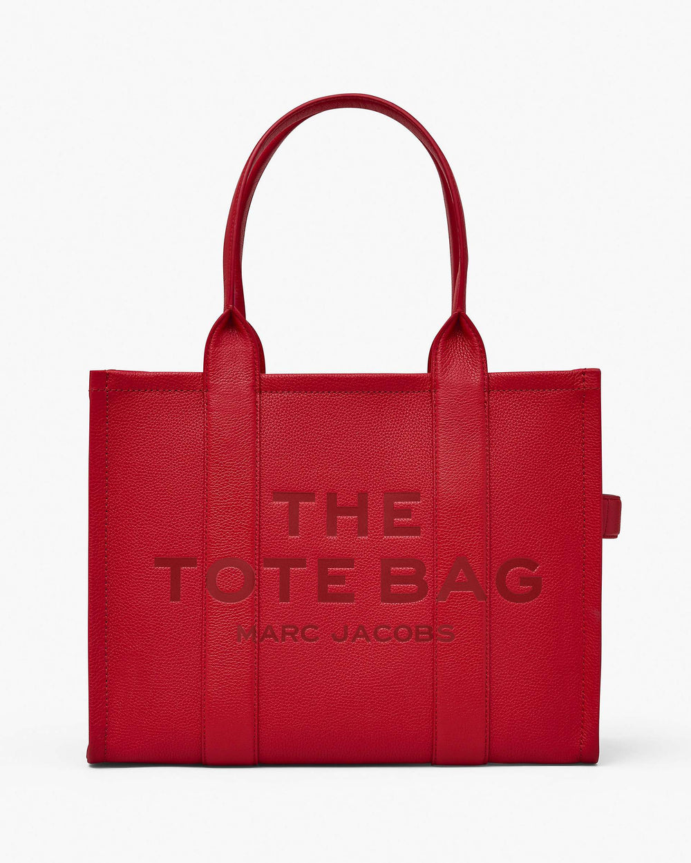 The Leather Large Tote Bag - True Red