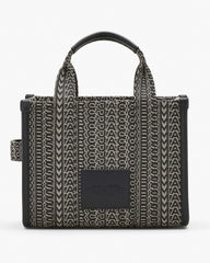 The Monogram Jacquard Small Tote Bag - Beige Multi