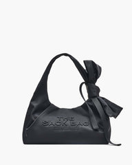 The Bow Nylon Sack Bag - Black|Black