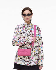 The Leather Mini Bag - Bow Pink