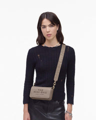 The Leather Mini Bag - Cement