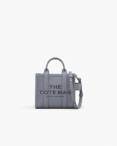 The Leather Crossbody Tote Bag - Wolf Grey