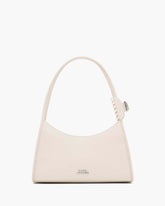 The Claw Clip Shoulder Bag - Cotton White