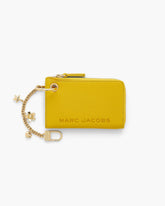 The Top Zip Charm Wallet - Joy Yellow