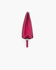 The Leather Top Zip Multi Wallet - Raspberry Pink|Raspberry Pink
