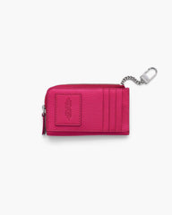 The Leather Top Zip Multi Wallet - Raspberry Pink|Raspberry Pink
