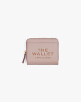 The Leather Mini Compact Wallet - Rose|Rose