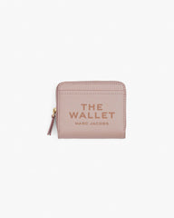 The Leather Mini Compact Wallet - Rose|Rose