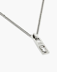 J Marc Zipper Necklace - Silver