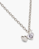 The Heart Balloon Locket - Light Antique Silver