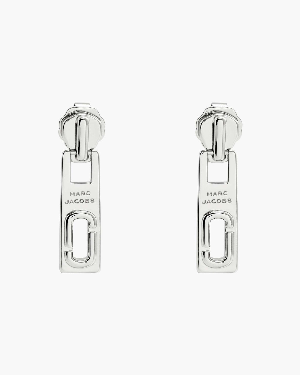 J Marc Zipper Earrings - Silver