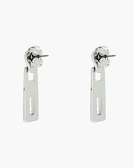 J Marc Zipper Earrings - Silver