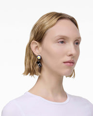 The Sticker Charm Earrings - Silver Multi
