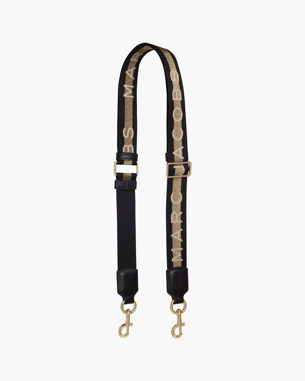 The Logo Webbing Strap Slim - Gold Multi