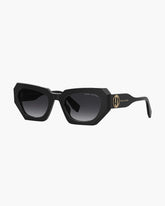 The J Marc Cat Eye Sunglasses - Black