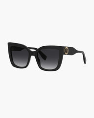 The J Marc Square Sunglasses - Black