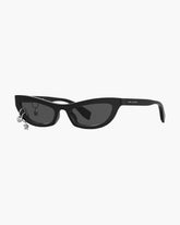 The Charm Cat Eye Sunglasses - Black