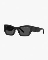 The J Marc Square Cat Eye Sunglasses - Black