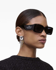 The Rectangle Sunglasses - Black