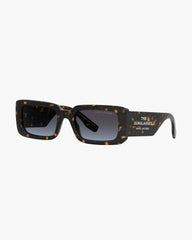 The Rectangle Sunglasses - Havana