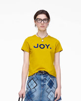 Joy. Slim Tee - Joy Yellow