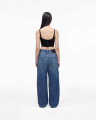 The Denim Bustier - Black