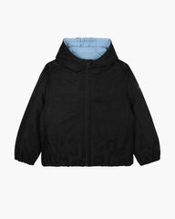 The Reversible Puffer Coat - Blue