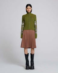 Pleated Skirt - Brown