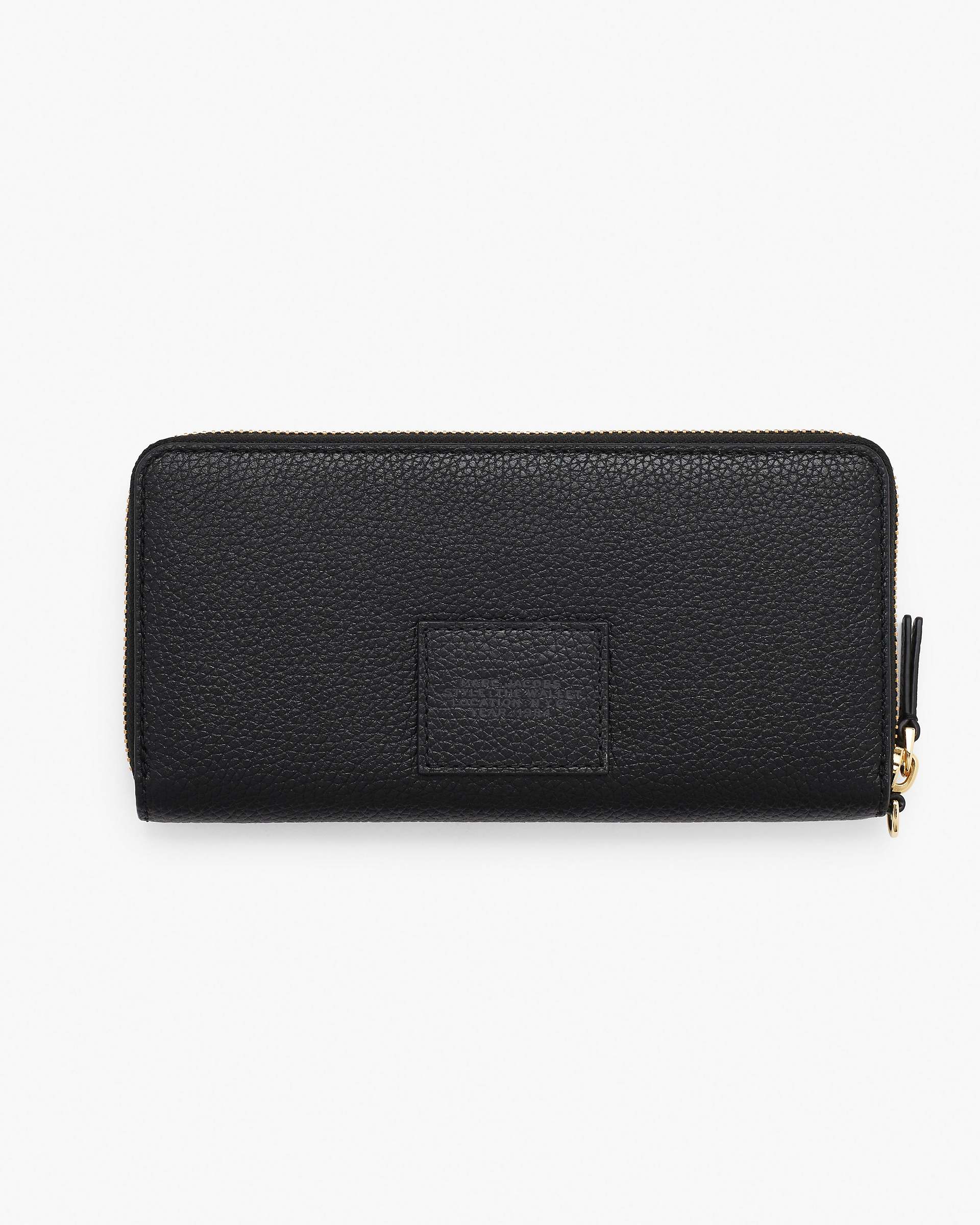 The Leather Continental Wallet - Black