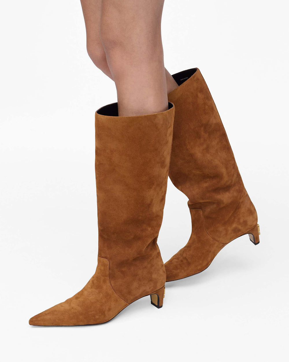 The Suede Mel Boot - Copper
