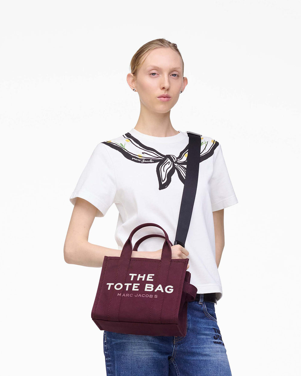 The Canvas Small Tote Bag - Dark Plum
