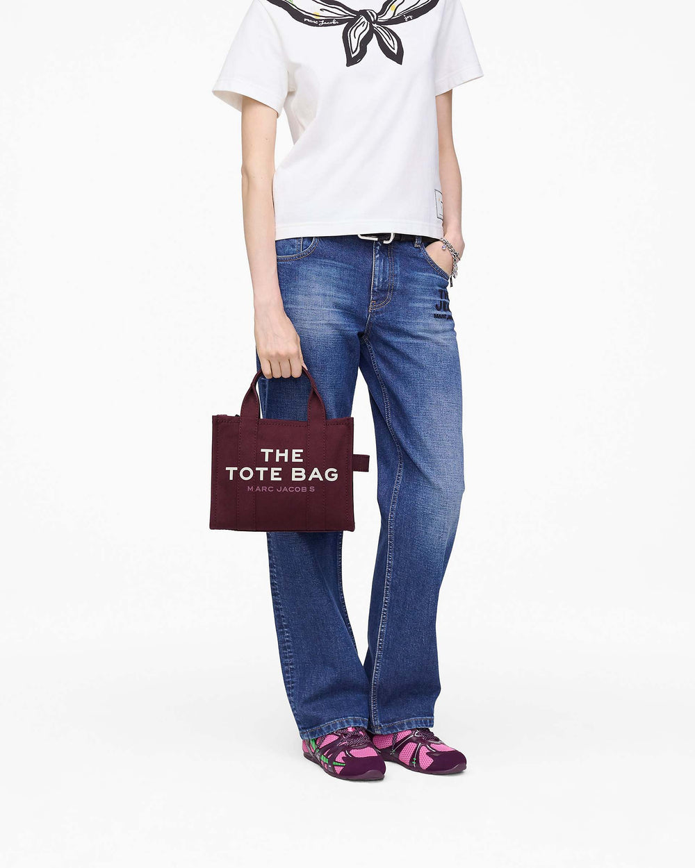 The Canvas Small Tote Bag - Dark Plum