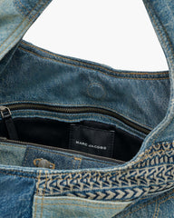 The Deconstructed Denim Sack Bag - Indigo Multi