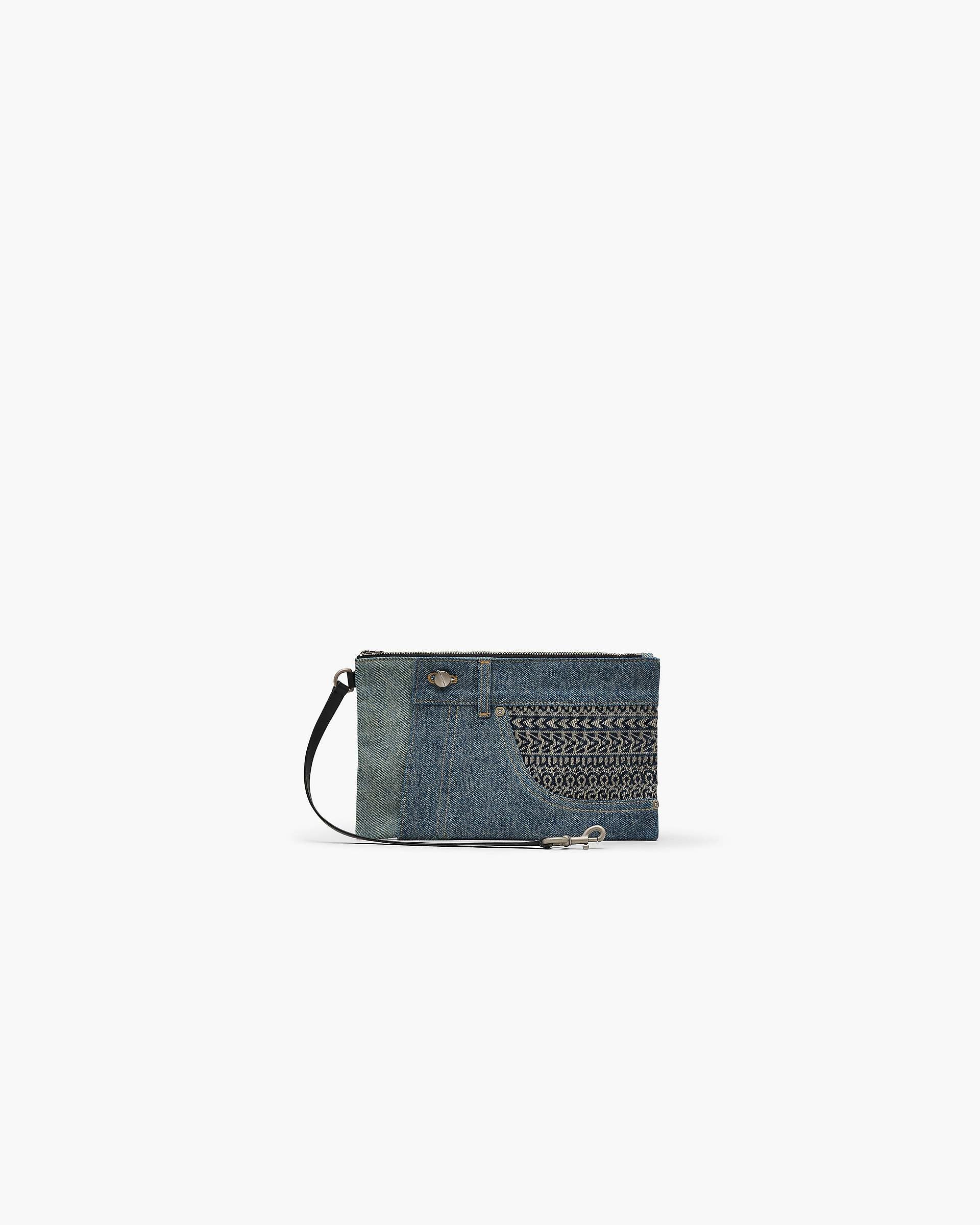 The Deconstructed Denim Sack Bag - Indigo Multi