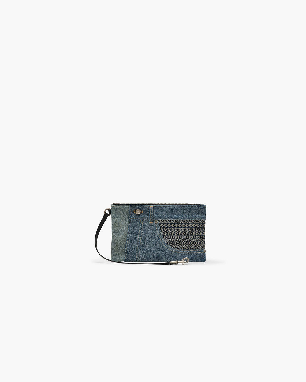 The Deconstructed Denim Sack Bag - Indigo Multi