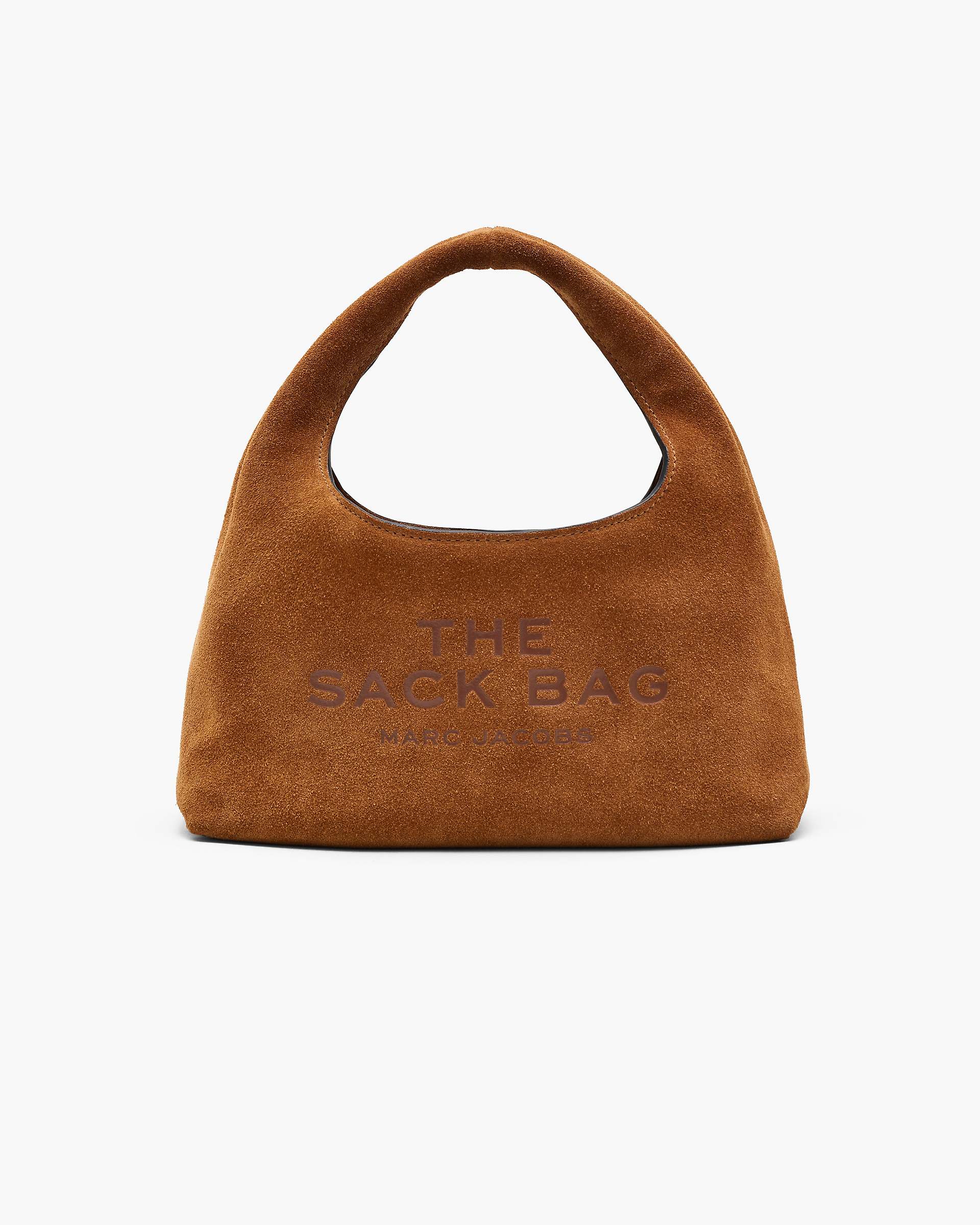 The Suede Mini Sack Bag - Copper