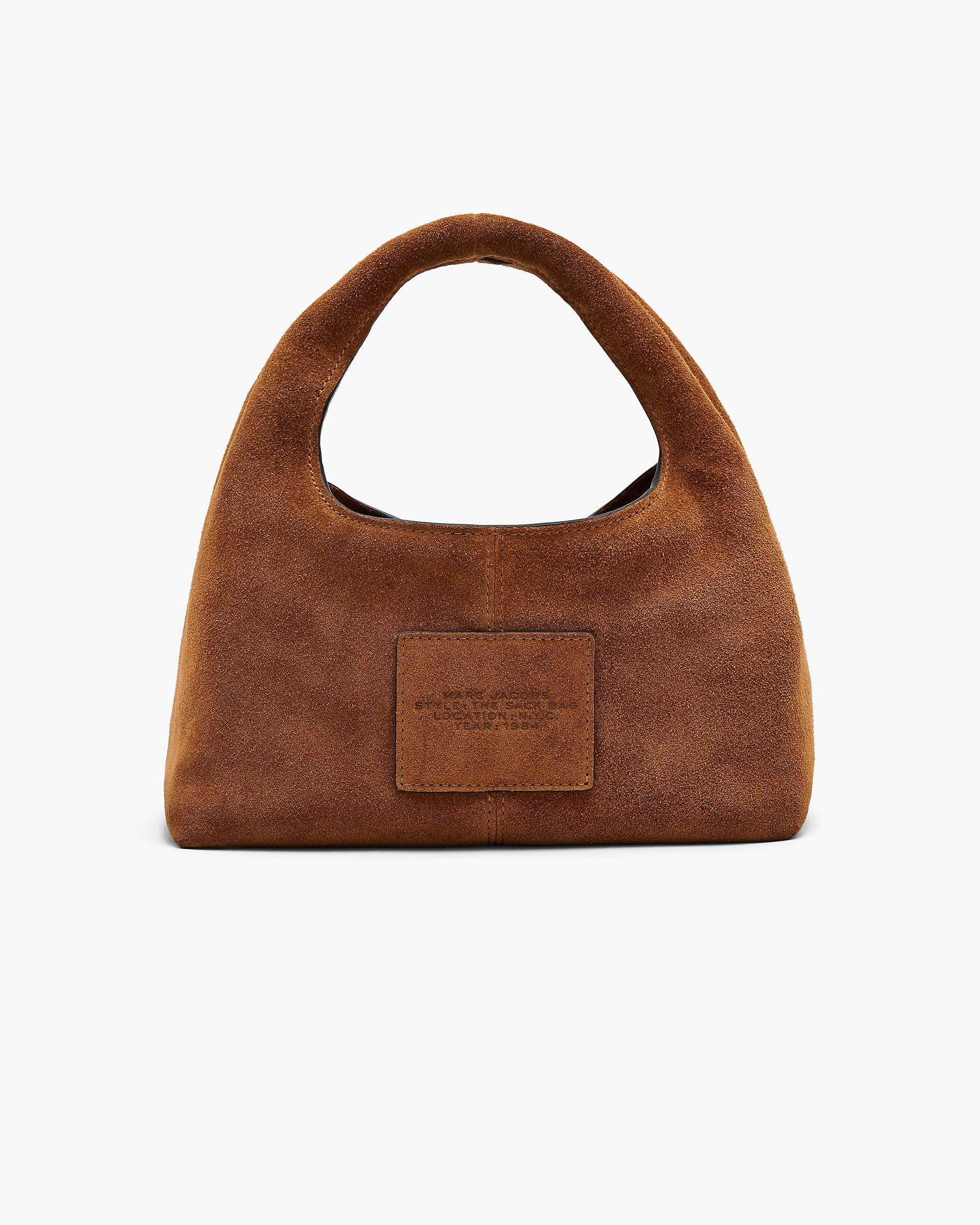 The Suede Mini Sack Bag - Copper