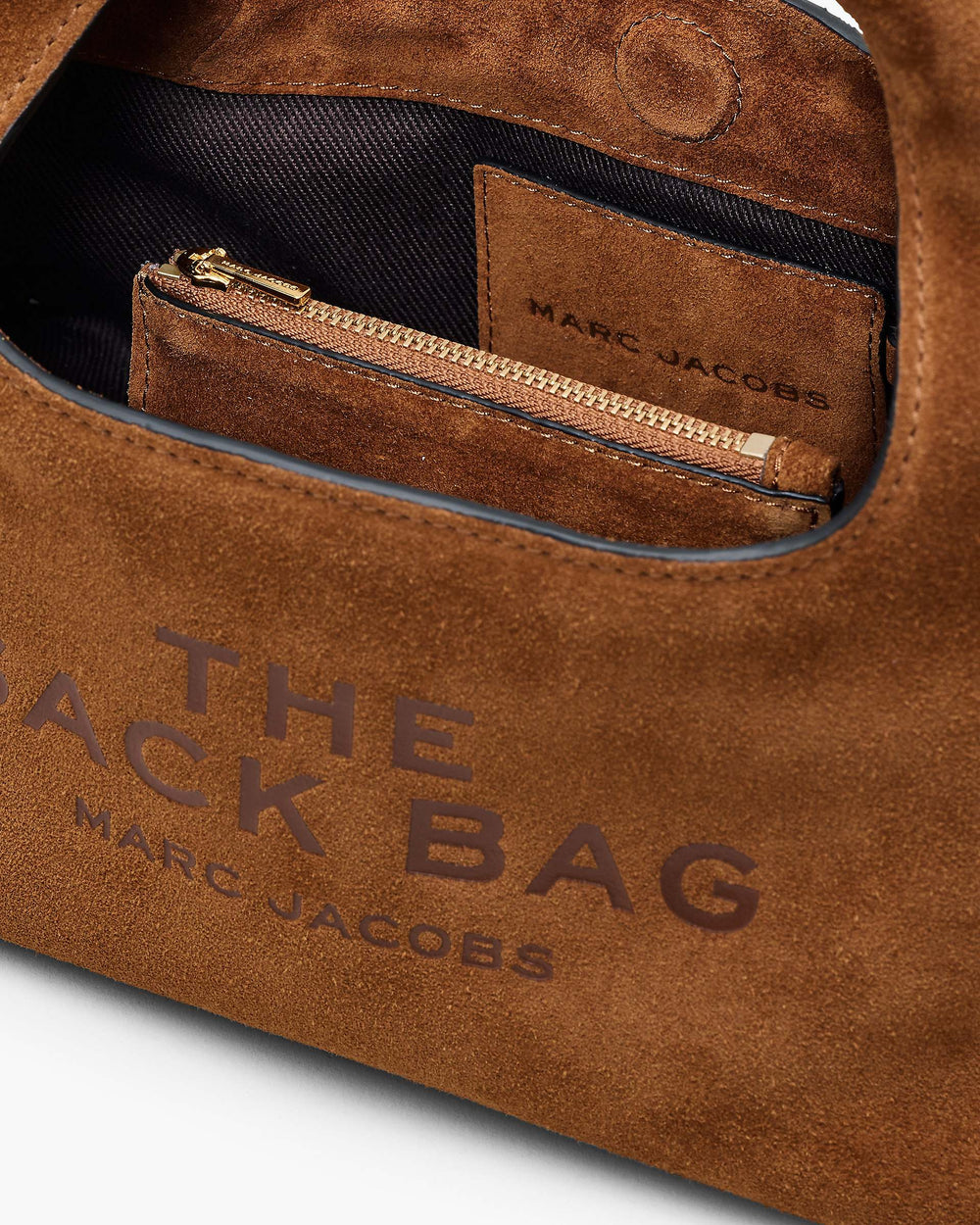 The Suede Mini Sack Bag - Copper